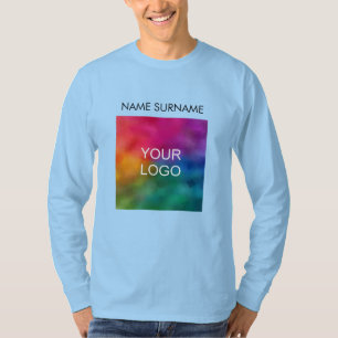 Vooraf afdrukken Voeg zakelijke Logo toe Mannen T-shirt