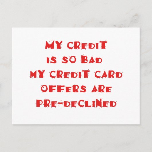 vooraf afgewezen briefkaart (Voorkant)