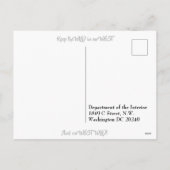 Vooraf geadresseerd Briefkaart aan het Departement (Achterkant)