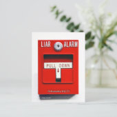 Vooraf geadresseerd Donald J.Trump Fire Trump Brie Briefkaart (Staand voorkant)