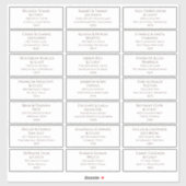 Vooraf geadresseerde Adresetiketten Sticker (Vel)