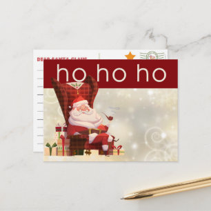 Vooraf gericht Briefkaart aan Santa-Ho Ho HO