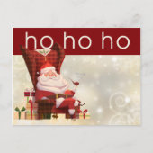 Vooraf gericht Briefkaart aan Santa-Ho Ho HO (Voorkant)