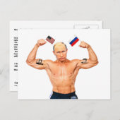 Vooraf gericht briefkaart aan Trump The Bully Pulp (Voorkant / Achterkant)