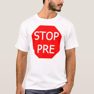 Vooraf stoppen t-shirt