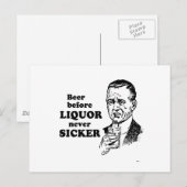 VOORAFGAAND AAN DE LIQUOR BRIEFKAART (Voorkant / Achterkant)
