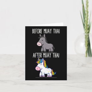 Voorafgaand aan Muay Thai Unicorn Fighter Boxing Kaart