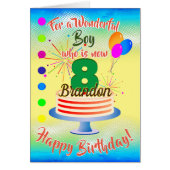 VOORAFGAANDE BLAUW / GEEL GEPERSONALISEERD (Voorkant)