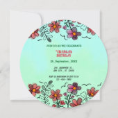 VOORAFGAANDE UNIEKE RODE DOODLE STROMEN KAART (Voorkant)