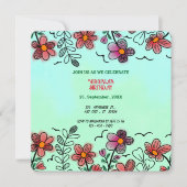 VOORAFGAANDE UNIEKE RODE DOODLE STROMEN KAART (Voorkant)