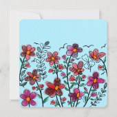 VOORAFGAANDE UNIEKE RODE DOODLE STROMEN KAART (Achterkant)