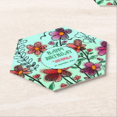 VOORAFGAANDE UNIEKE RODE DOODLE STROMEN KARTONNEN ONDERZETTERS (Schuin)