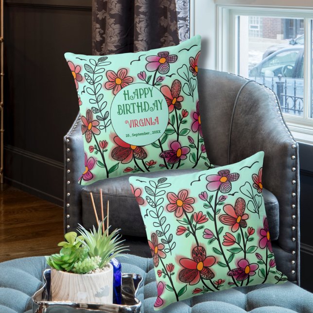 VOORAFGAANDE UNIEKE RODE DOODLE STROMEN KUSSEN (Creator heeft geüpload)