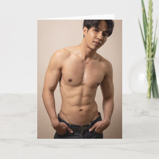 Vooral Aziatische groeten Kaart (Voorkant)