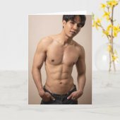 Vooral Aziatische groeten Kaart (Gele Bloem)