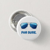 Vooral Macron Aviator Zonnebril Grappig Ronde Button 3,2 Cm (Voorkant /achterkant)