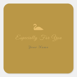 Vooral voor jou vierkante sticker