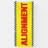 Voorasuitrichting Autogarage Groot Geel Spandoek (Verticaal)