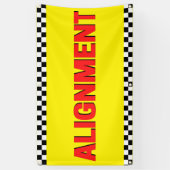 Voorasuitrichting Autogarage Groot Geel Spandoek (Verticaal)