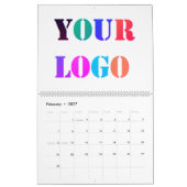 Voorbeeld aangepaste bedrijfskalender voor bedrijf kalender (Feb 2027)