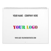 Voorbeeld aangepaste Business Logo-promotiekalende Kalender (Hoes)