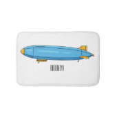 Voorbeeld cartoon van het luchtschip badmat (Voorkant)