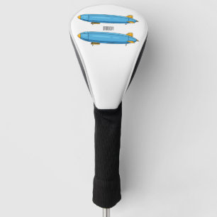Voorbeeld cartoon van het luchtschip golfheadcover