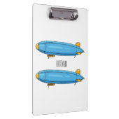 Voorbeeld cartoon van het luchtschip klembord (Rechts)