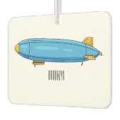 Voorbeeld cartoon van het luchtschip luchtverfrisser (Links)