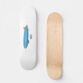 Voorbeeld cartoon van het luchtschip persoonlijk skateboard (Voorkant)