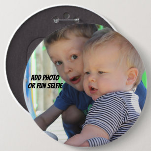 Voorbeeld COLOSSAL 6 inch Photo Pins Ronde Button 6,0 Cm