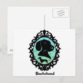 Voorbeeld Dachshund Briefkaart (Voorkant / Achterkant)