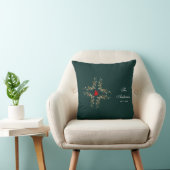 Voorbeeld Emerald Bloemrijke Kerstvakantie Familie Kussen (Stoel)