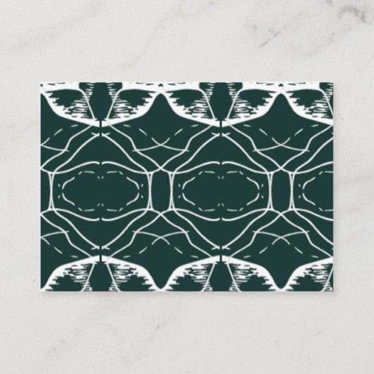 Voorbeeld Emerald Green Line Typografie Detail Informatiekaartje (Achterkant)