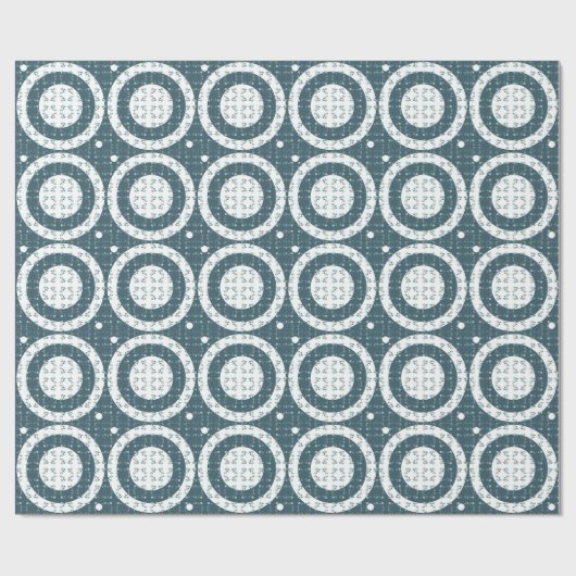 Voorbeeld groen bos cadeaupapier (Vlak)