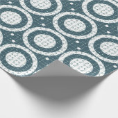 Voorbeeld groen bos cadeaupapier (Hoek)