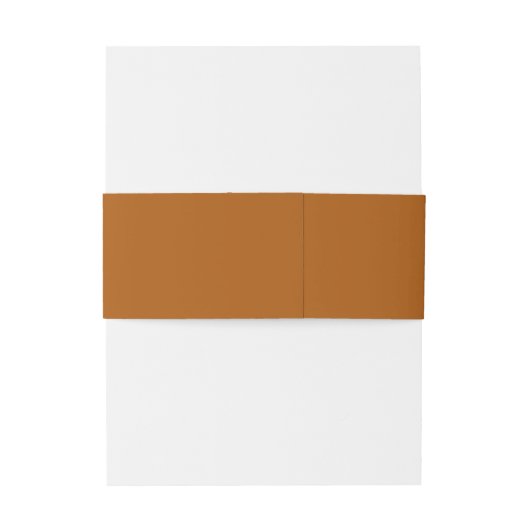 Voorbeeld herfst Oranje Initiaal naam Uitnodigingen Wikkel (Achterkant Voorbeeld)