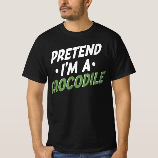 Voorbeeld I m a crocodile Alligator Lover Reptile T-shirt (Voorkant)