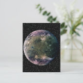 VOORBEELD JUPITER'S MOON GANYMEDE-sterren ~ Briefkaart (Staand voorkant)