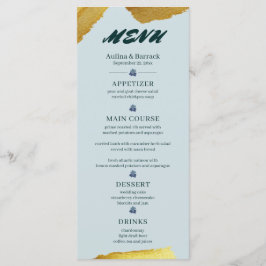 Voorbeeld klassiek Golden paars groen Menu