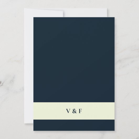 Voorbeeld marine foto opslaan van de datum kaart (Achterkant)