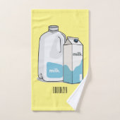 Voorbeeld melkcartoon bad handdoek (Handdoek)