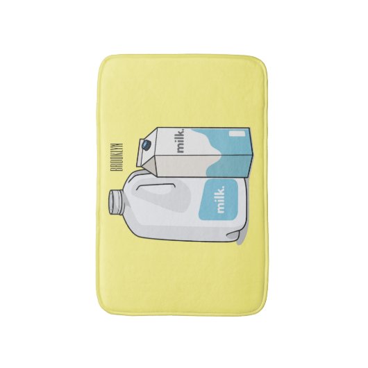 Voorbeeld melkcartoon badmat (Voorkant Verticaal)