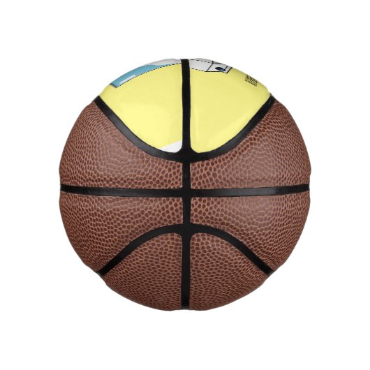 Voorbeeld melkcartoon basketbal (Rechts)