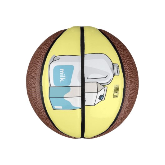 Voorbeeld melkcartoon basketbal (Verticaal)