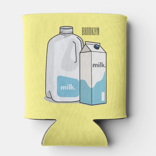 Voorbeeld melkcartoon blikjeskoeler (Achterkant)