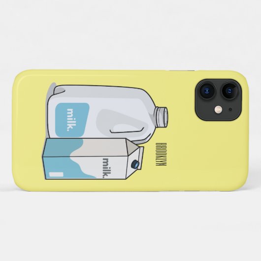 Voorbeeld melkcartoon Case-Mate iPhone case (Achterkant (horizontaal))