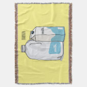 Voorbeeld melkcartoon deken (Voorkant Verticaal)