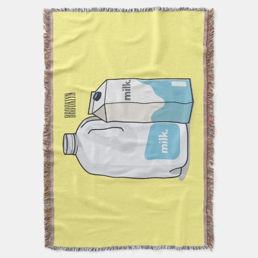 Voorbeeld melkcartoon deken (Voorkant Verticaal)