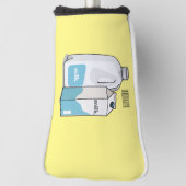 Voorbeeld melkcartoon golfheadcover (Draai 90)
